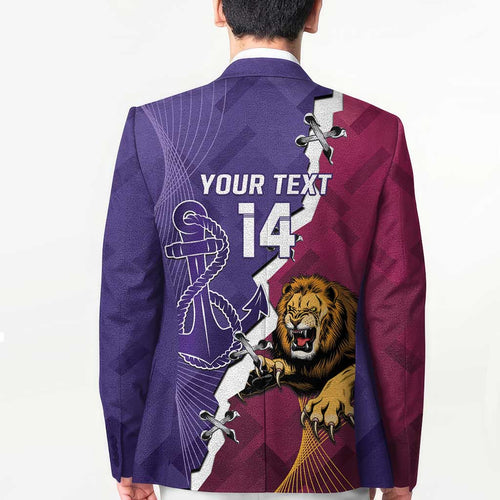 Dockers And Lions Football Custom Blazer 2025 Sporty Dynamic Version - Aussie Hoodie