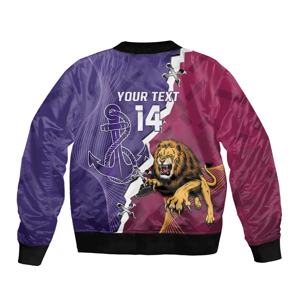 Dockers And Lions Football Custom Bomber Jacket 2025 Sporty Dynamic Version - Aussie Hoodie
