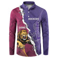 Dockers And Lions Football Custom Button Sweatshirt 2025 Sporty Dynamic Version - Aussie Hoodie