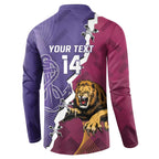 Dockers And Lions Football Custom Button Sweatshirt 2025 Sporty Dynamic Version - Aussie Hoodie