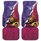 Dockers And Lions Football Custom Car Mats 2025 Sporty Dynamic Version - Aussie Hoodie