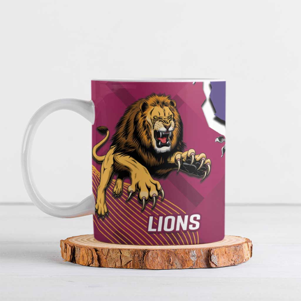 Dockers And Lions Football Ceramic Mug 2025 Sporty Dynamic Version - Aussie Hoodie