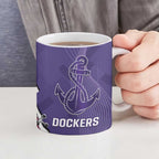 Dockers And Lions Football Ceramic Mug 2025 Sporty Dynamic Version - Aussie Hoodie