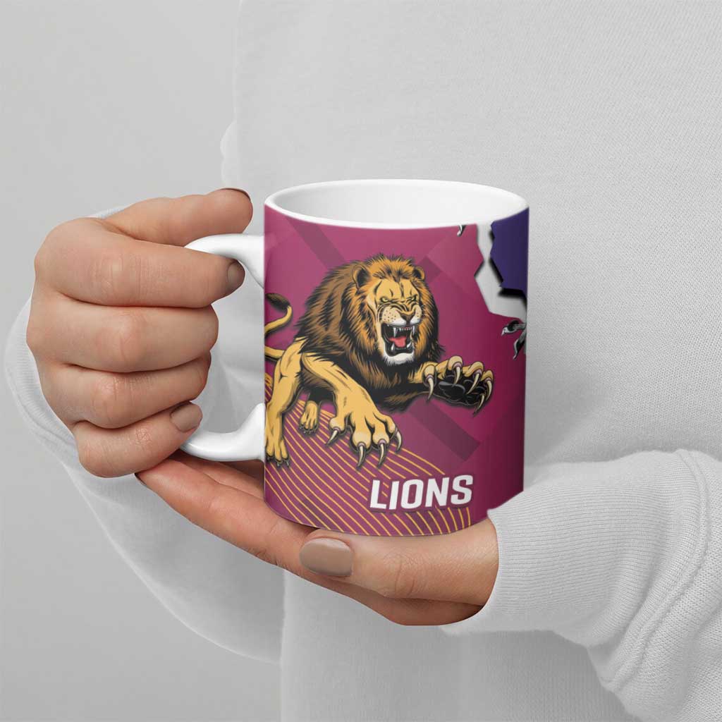 Dockers And Lions Football Ceramic Mug 2025 Sporty Dynamic Version - Aussie Hoodie