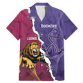 Dockers And Lions Football Custom Family Matching Mermaid Dress and Hawaiian Shirt 2025 Sporty Dynamic Version - Aussie Hoodie