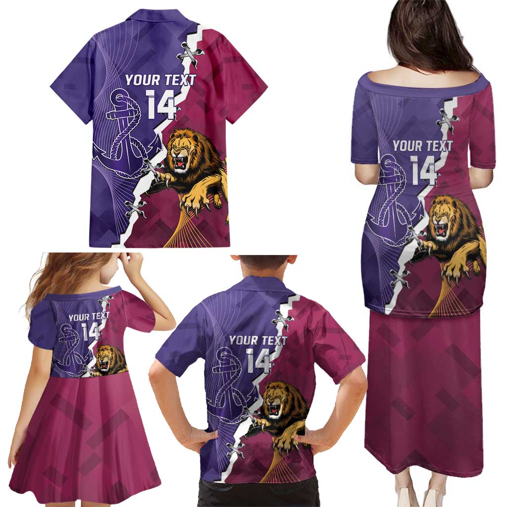Dockers And Lions Football Custom Family Matching Puletasi and Hawaiian Shirt 2025 Sporty Dynamic Version - Aussie Hoodie