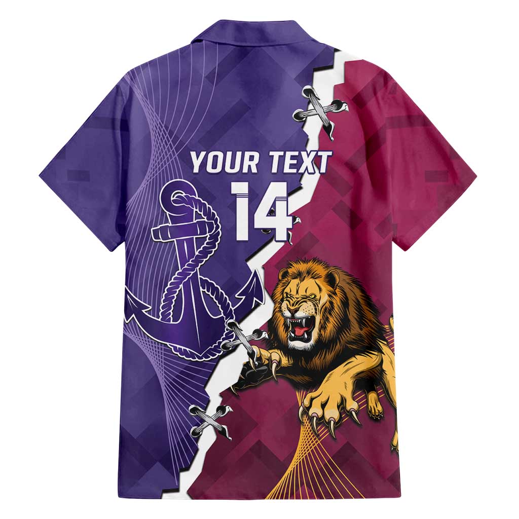 Dockers And Lions Football Custom Family Matching Summer Maxi Dress and Hawaiian Shirt 2025 Sporty Dynamic Version - Aussie Hoodie