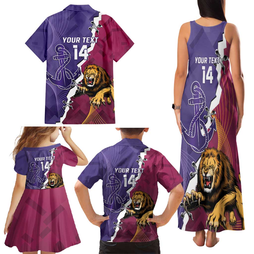 Dockers And Lions Football Custom Family Matching Tank Maxi Dress and Hawaiian Shirt 2025 Sporty Dynamic Version - Aussie Hoodie