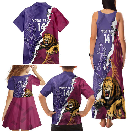 Dockers And Lions Football Custom Family Matching Tank Maxi Dress and Hawaiian Shirt 2025 Sporty Dynamic Version - Aussie Hoodie