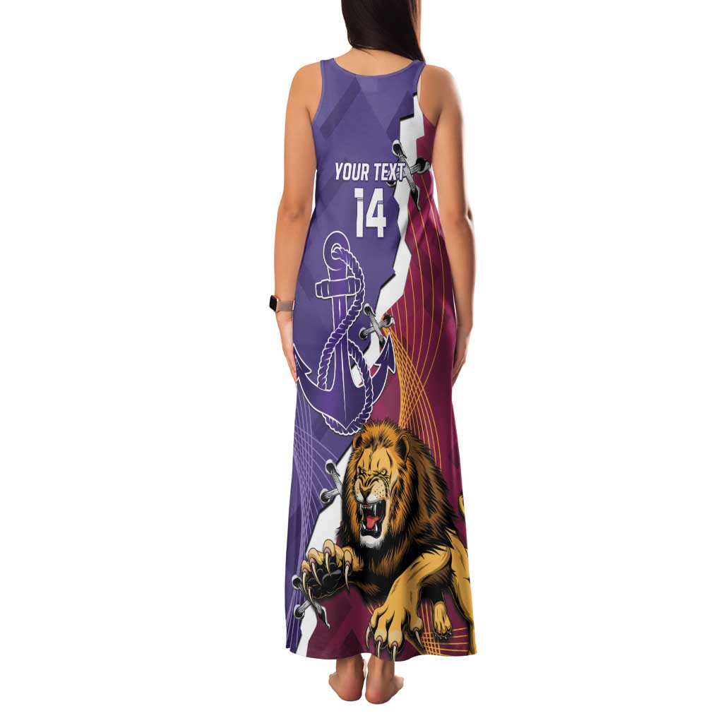 Dockers And Lions Football Custom Family Matching Tank Maxi Dress and Hawaiian Shirt 2025 Sporty Dynamic Version - Aussie Hoodie
