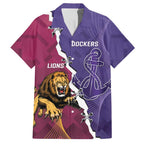 Dockers And Lions Football Custom Hawaiian Shirt 2025 Sporty Dynamic Version - Aussie Hoodie