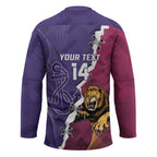 Dockers And Lions Football Custom Hockey Jersey 2025 Sporty Dynamic Version - Aussie Hoodie