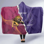 Dockers And Lions Football Custom Hooded Blanket 2025 Sporty Dynamic Version - Aussie Hoodie