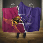 Dockers And Lions Football Custom Hooded Blanket 2025 Sporty Dynamic Version - Aussie Hoodie