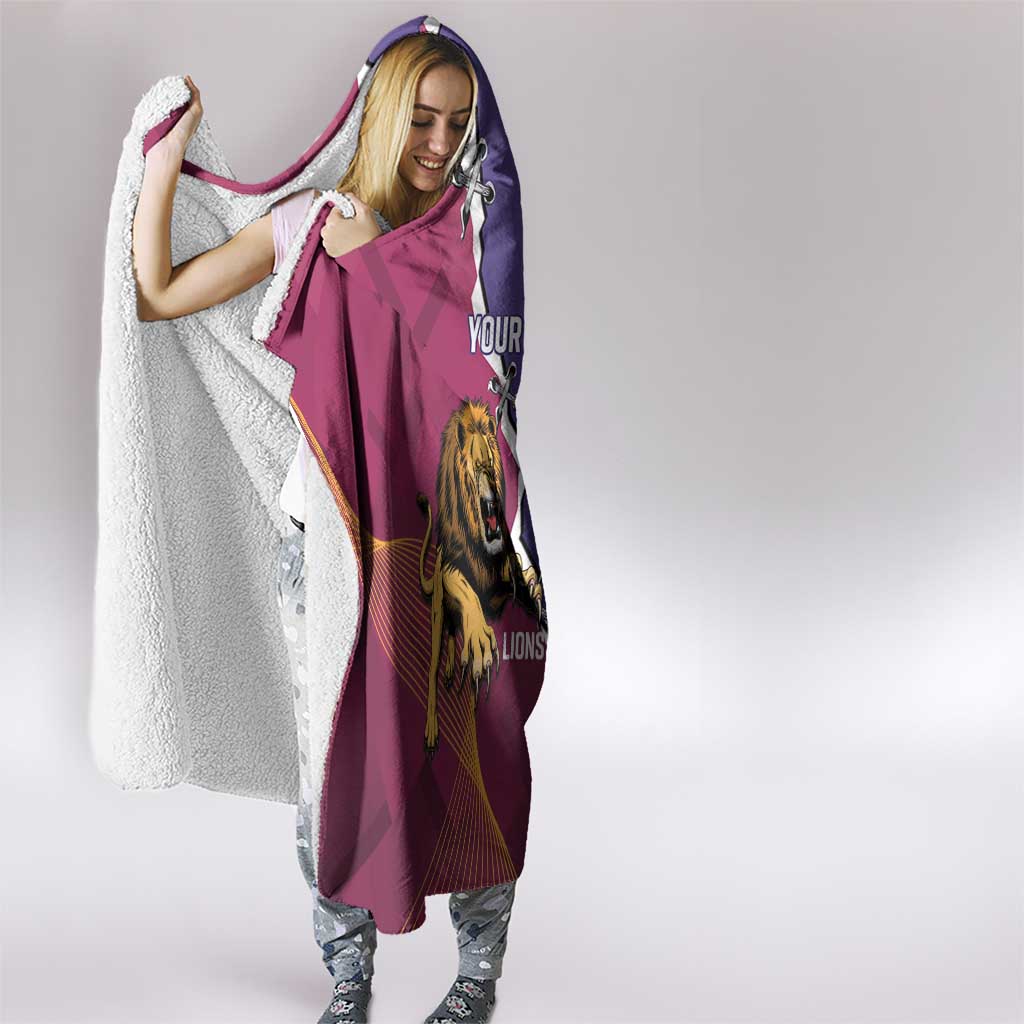 Dockers And Lions Football Custom Hooded Blanket 2025 Sporty Dynamic Version - Aussie Hoodie