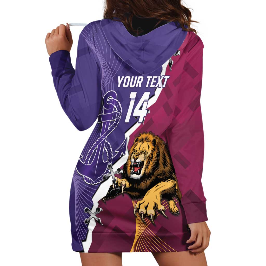 Dockers And Lions Football Custom Hoodie Dress 2025 Sporty Dynamic Version - Aussie Hoodie