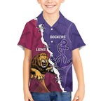 Dockers And Lions Football Custom Kid Hawaiian Shirt 2025 Sporty Dynamic Version - Aussie Hoodie