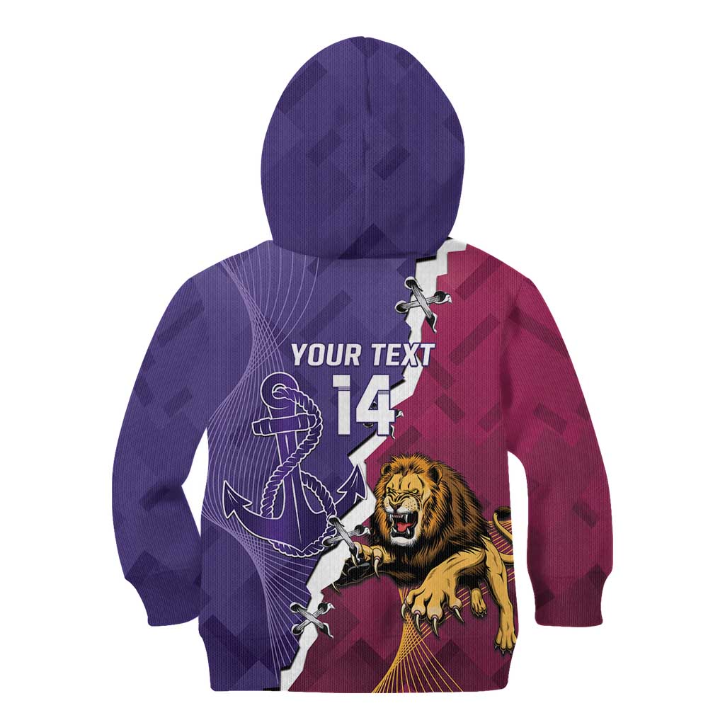 Dockers And Lions Football Custom Kid Hoodie 2025 Sporty Dynamic Version - Aussie Hoodie