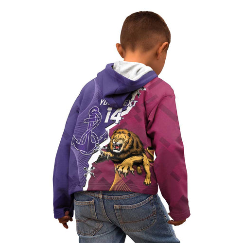 Dockers And Lions Football Custom Kid Hoodie 2025 Sporty Dynamic Version - Aussie Hoodie
