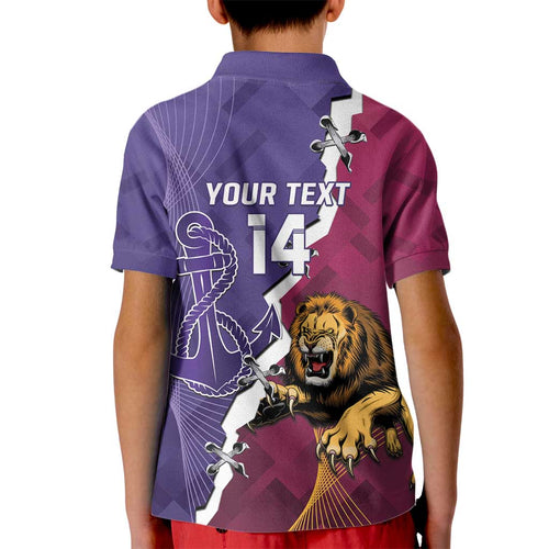 Dockers And Lions Football Custom Kid Polo Shirt 2025 Sporty Dynamic Version - Aussie Hoodie