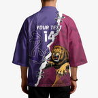 Dockers And Lions Football Custom Kimono 2025 Sporty Dynamic Version - Aussie Hoodie