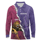 Dockers And Lions Football Custom Long Sleeve Polo Shirt 2025 Sporty Dynamic Version - Aussie Hoodie