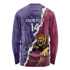Dockers And Lions Football Custom Long Sleeve Shirt 2025 Sporty Dynamic Version - Aussie Hoodie