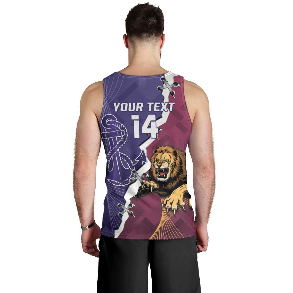 Dockers And Lions Football Custom Men Tank Top 2025 Sporty Dynamic Version - Aussie Hoodie