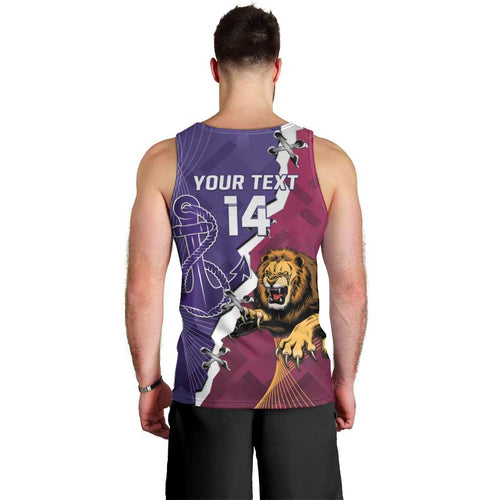 Dockers And Lions Football Custom Men Tank Top 2025 Sporty Dynamic Version - Aussie Hoodie