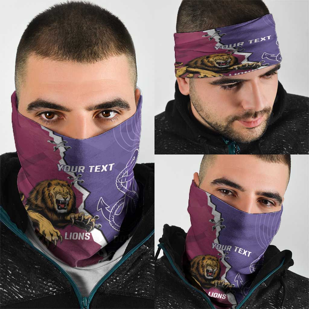 Dockers And Lions Football Custom Neck Gaiter 2025 Sporty Dynamic Version - Aussie Hoodie
