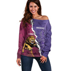 Dockers And Lions Football Custom Off Shoulder Sweater 2025 Sporty Dynamic Version - Aussie Hoodie