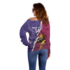 Dockers And Lions Football Custom Off Shoulder Sweater 2025 Sporty Dynamic Version - Aussie Hoodie
