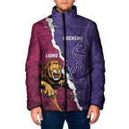 Dockers And Lions Football Custom Padded Jacket 2025 Sporty Dynamic Version - Aussie Hoodie