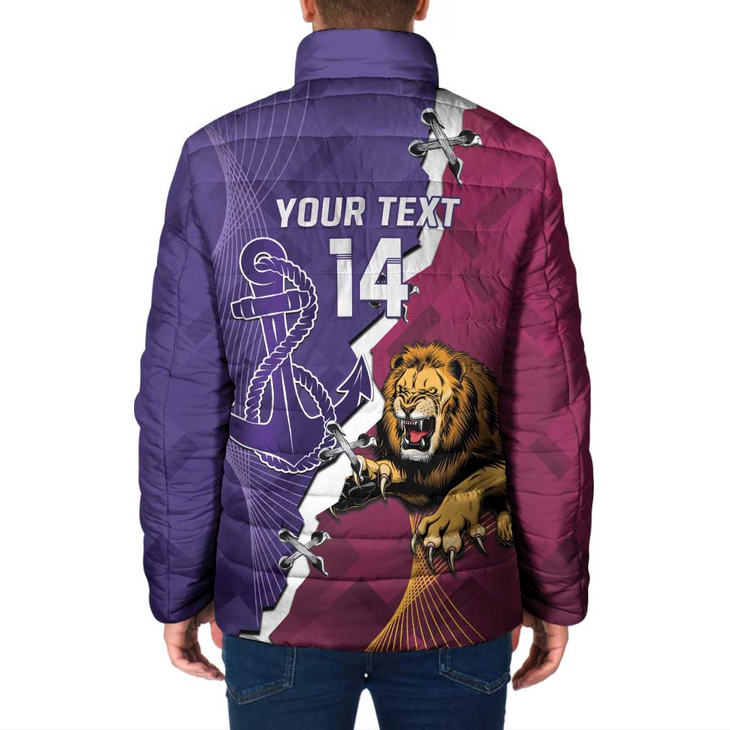 Dockers And Lions Football Custom Padded Jacket 2025 Sporty Dynamic Version - Aussie Hoodie