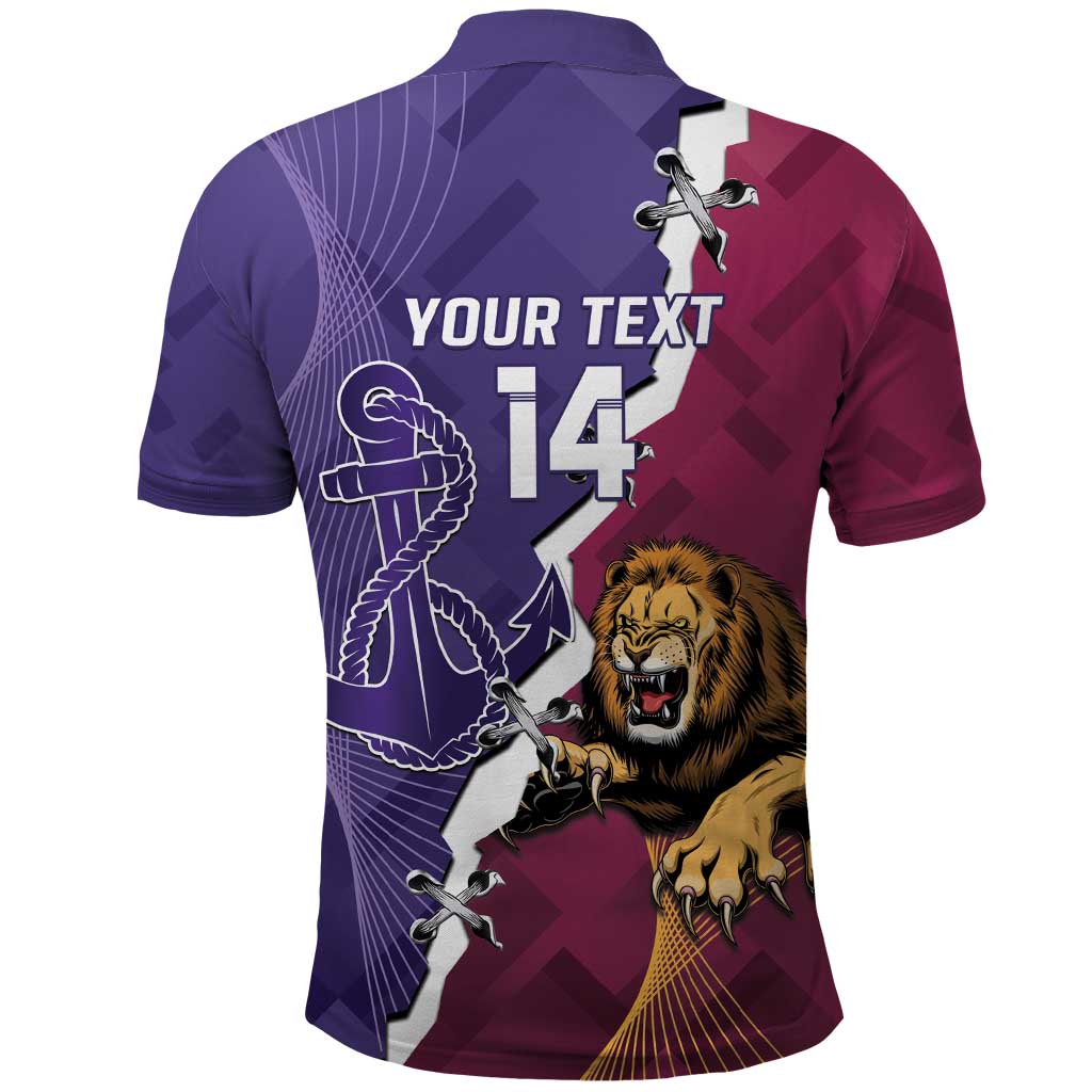 Dockers And Lions Football Custom Polo Shirt 2025 Sporty Dynamic Version - Aussie Hoodie