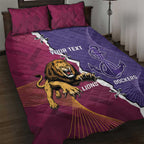 Dockers And Lions Football Custom Quilt Bed Set 2025 Sporty Dynamic Version - Aussie Hoodie