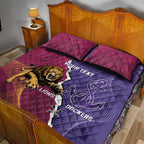 Dockers And Lions Football Custom Quilt Bed Set 2025 Sporty Dynamic Version - Aussie Hoodie