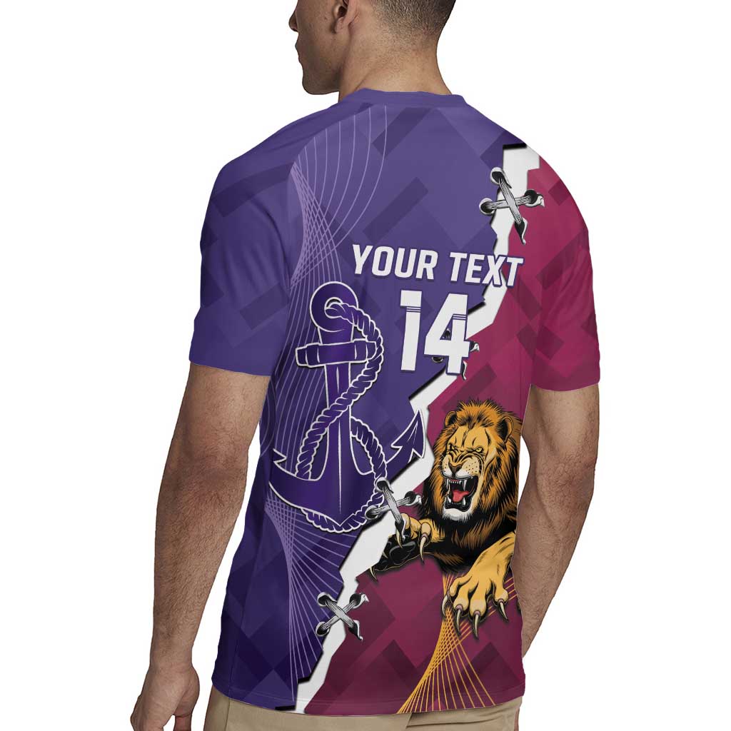 Dockers And Lions Football Custom Rugby Jersey 2025 Sporty Dynamic Version - Aussie Hoodie