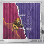 Dockers And Lions Football Custom Shower Curtain 2025 Sporty Dynamic Version - Aussie Hoodie