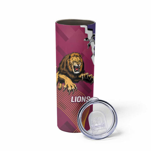 Dockers And Lions Football Skinny Tumbler 2025 Sporty Dynamic Version - Aussie Hoodie