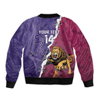 Dockers And Lions Football Custom Sleeve Zip Bomber Jacket 2025 Sporty Dynamic Version - Aussie Hoodie