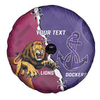 Dockers And Lions Football Custom Spare Tire Cover 2025 Sporty Dynamic Version - Aussie Hoodie