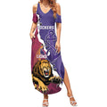 Dockers And Lions Football Custom Summer Maxi Dress 2025 Sporty Dynamic Version - Aussie Hoodie