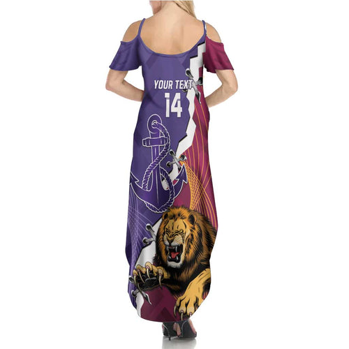 Dockers And Lions Football Custom Summer Maxi Dress 2025 Sporty Dynamic Version - Aussie Hoodie