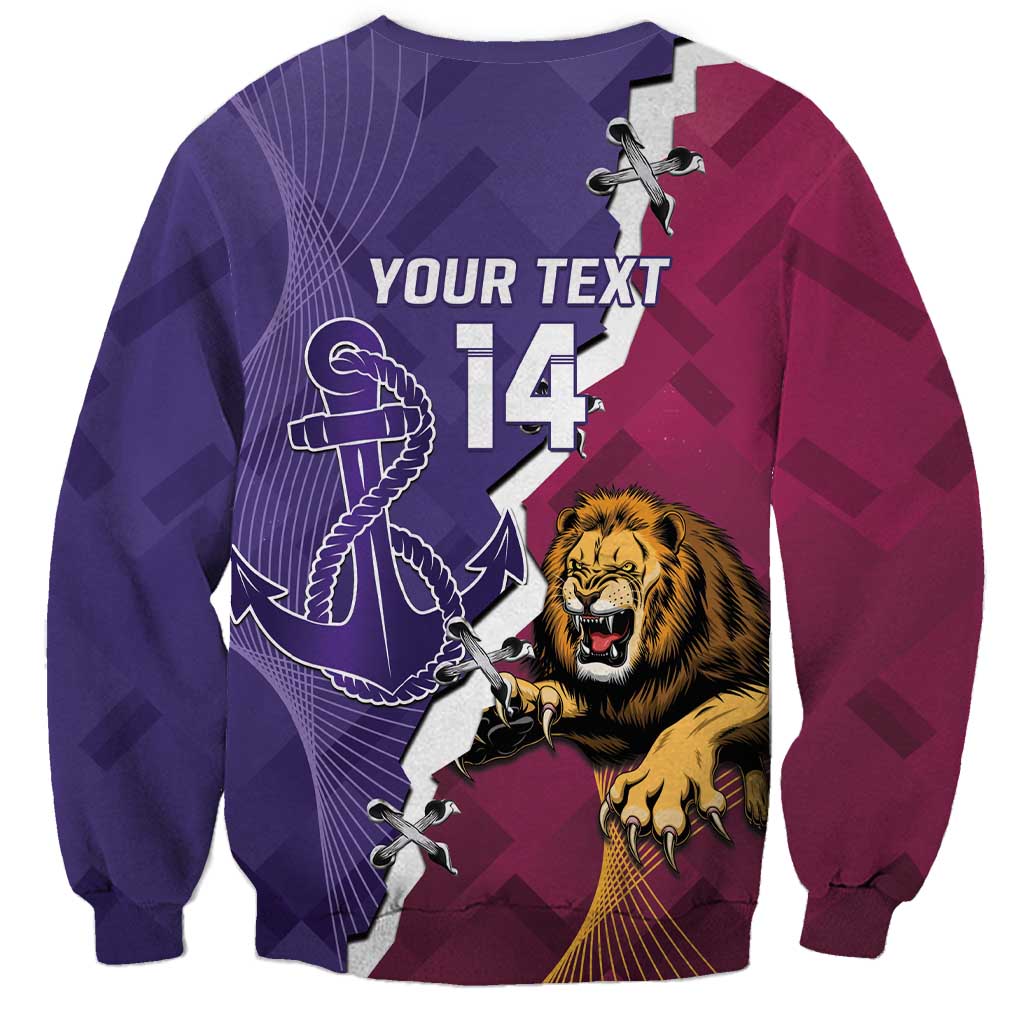 Dockers And Lions Football Custom Sweatshirt 2025 Sporty Dynamic Version - Aussie Hoodie
