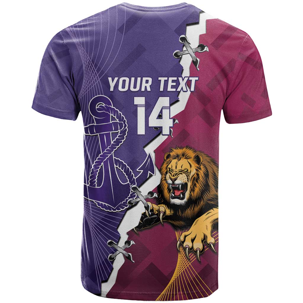 Dockers And Lions Football Custom T Shirt 2025 Sporty Dynamic Version - Aussie Hoodie