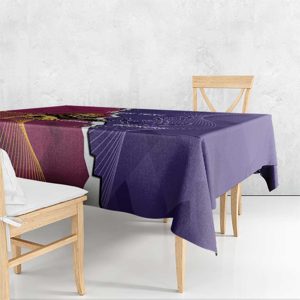 Dockers And Lions Football Custom Tablecloth 2025 Sporty Dynamic Version - Aussie Hoodie