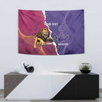 Dockers And Lions Football Custom Tapestry 2025 Sporty Dynamic Version - Aussie Hoodie