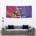 Dockers And Lions Football Custom Tapestry 2025 Sporty Dynamic Version - Aussie Hoodie
