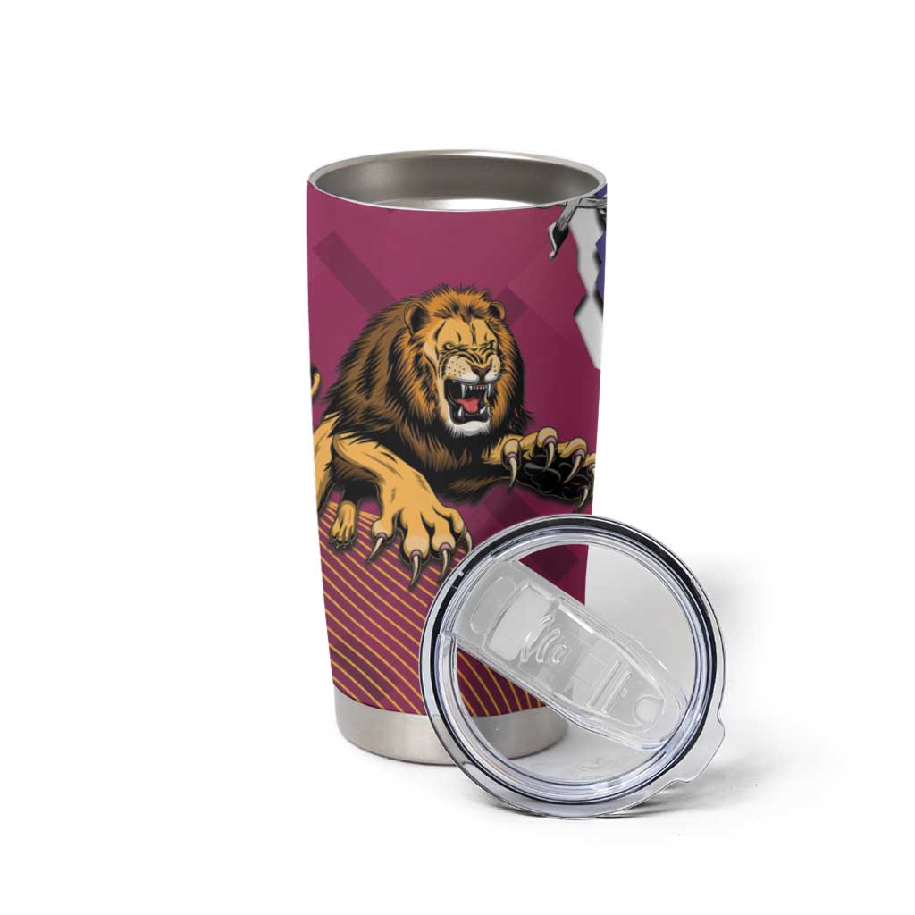 Dockers And Lions Football Tumbler Cup 2025 Sporty Dynamic Version - Aussie Hoodie
